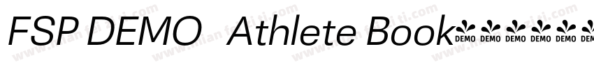 FSP DEMO   Athlete Book字体转换